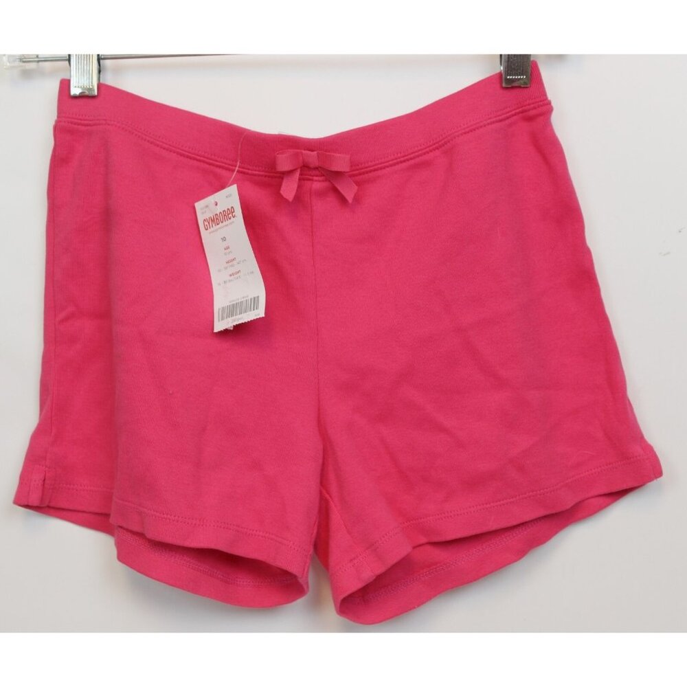 2010 Gymboree Citrus Cooler Pink Cotton Shorts 10 Bow Knit Summer Stock up Comfo